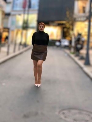 WisteriA Mini cep aksesuarlı etek