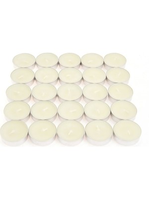 Mumsan 25'li Tealight Mum - Beyaz - 3,8  cm