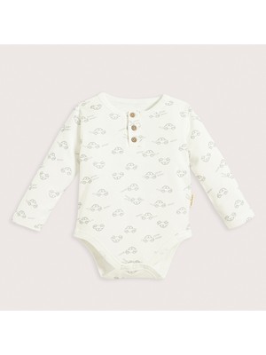 Chakra Little Driver Baskılı Body Ekru