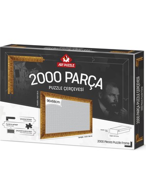 Art Puzzle Altın  2000 Parça Demonte Puzzle Çerçevesi