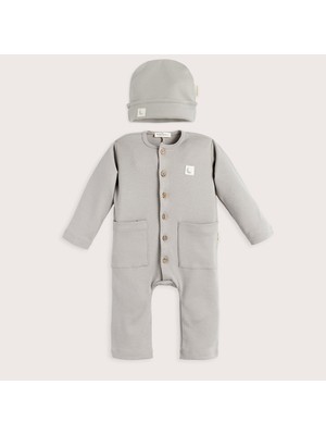 Chakra Dream Cloud Tulum Şapka Set Gri