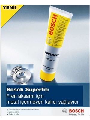Bosch 5000000150 Superfit Fren Aksamı Mineral Yağlayıcı 100ML Tüp Gres Yağ