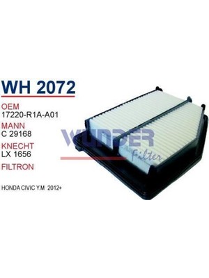Wunder WH2072 Hava Filtresi Honda Civic MRMOEM-1082694