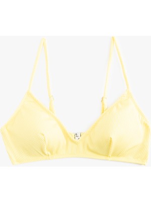 Koton Dokulu Fitilli Bralet Bikini Üstü