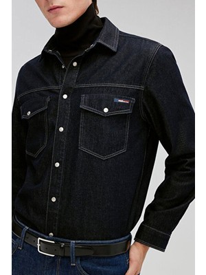 Mavi Chelsea Denim Studio Rinse Jean Gömlek Slim Fit / Dar Kesim 0210937-86737