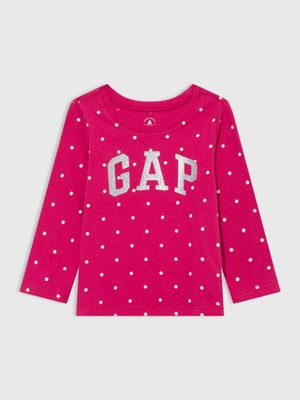 Gap Kız Bebek Pembe Grafikli T-Shirt