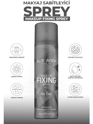 Alix Avien Fixing+ Makyaj Sabitleyici Sprey - 150 ml