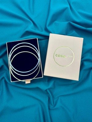 Ajda 3'lü (Gold,sılver,rose) Paslanmaz Çelik Bilezik Bileklik