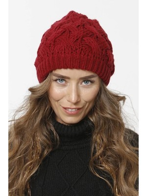 Sepet Örgü Astarlı Triko Bere