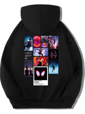 Brz Kids Unisex Çocuk Spider-Man: Into The Spider Verse Hoodie