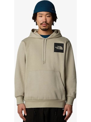 The North Face M Fıne Hoodıe Erkek Bej Sweatshirt NF0A89EU1I41