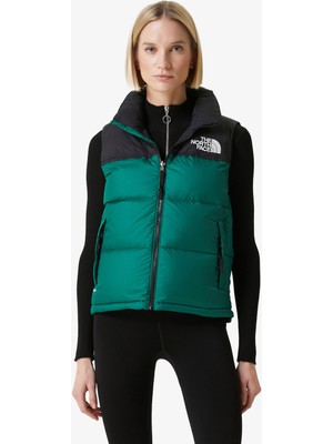 The North Face W 1996 Retro Nuptse Kadın Yeşil Yelek NF0A3XEPNL11