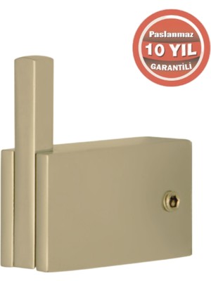 Çelik Banyo Paslanmaz Pirinç Titanik Bornozluk Tekli Altın Sarı Gold