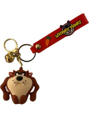 Schulzz Looney Tunes Tazmanya Canavarı Çok Yönlü Hq Çanlı Anahtarlık