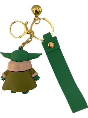 Schulzz Star Wars Baby Yoda Çok Yönlü Hq Çanlı Anahtarlık