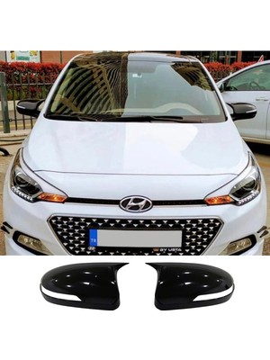 MKG Otomotiv Hyundai I20 Batman Yarasa Ayna Kapağı Piona Black Abs 2014-2020 (Sinyalli)