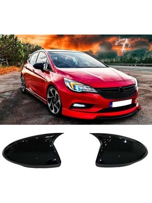 MKG Otomotiv Opel Astra K Batman Yarasa Ayna Kapağı Piona Black Abs 2015-2021