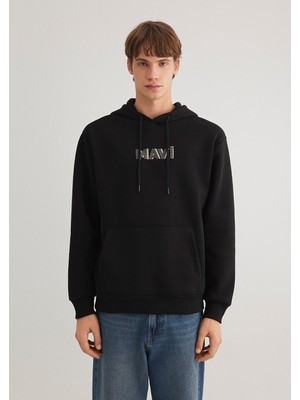 Mavi Kapüşonlu Siyah SWEATSHIRT0S10326-900