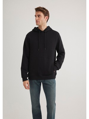 Mavi Kapüşonlu Siyah SWEATSHIRT0S10330-900