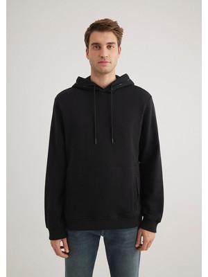 Mavi Kapüşonlu Siyah SWEATSHIRT0S10330-900