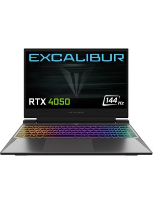 Casper Excalibur G870.1270-BEA0X-B I7-12700H 16GB 500GB 6gb RTX4050 Freedos 15.6" 144Hz Notebook