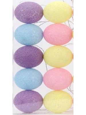 10'lu Işıklı Renkli Top Dekoratif LED Hediyelik