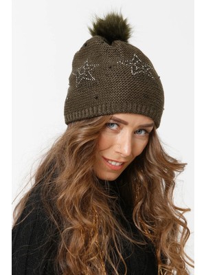 FLORİ Yıldız Desenli Bere