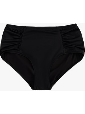 Koton Drape Detaylı Yüksek Bel Bikini Altı