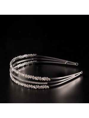 TS-8014-ALTIN Vintage Barok Hairband Kristal Çift Gelin Şapkalar Altın Gümüş Kaplama Saç Aksesuarları Düğün Kız Hediye Saç Takı Klip (Yurt Dışından)