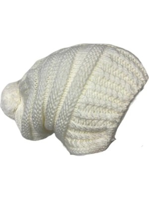 Ponponlu Örgü Bere