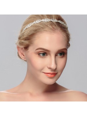 Altın Miallo Kadınlar Kristal Rhinestone Hairband Çiçek Yaprak Desen Tiara Zarif Düğün Takısı Saç Aksesuarları Gelin Tiaras (Yurt Dışından)