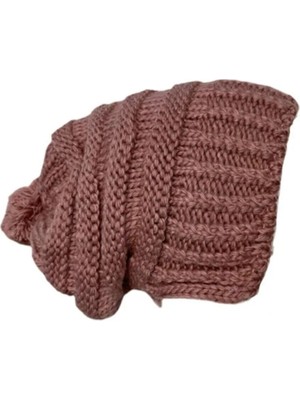 Ponponlu Örgü Bere