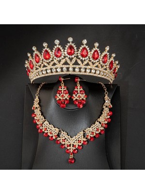 Taçlar Tarzı No.14 Boyutu Düğün Taç Saç Takı Gelin Şapkalar Barok Rhinestone Altın Gümüş Renk Tiaras Prenses Aksesuarları Kraliçe'nin Partisi Için (Yurt Dışından)