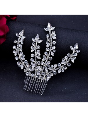 DZ042-GÜMÜŞ A330 Rhinestone Düğün Kafa Bandı Kadınlar Için Tiaras Düğün Saç Aksesuarları Kristal Gelin Şapkalar Doğum Günü Kız Başlığı (Yurt Dışından)