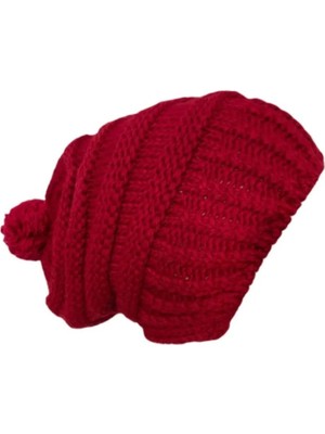 Ponponlu Örgü Bere