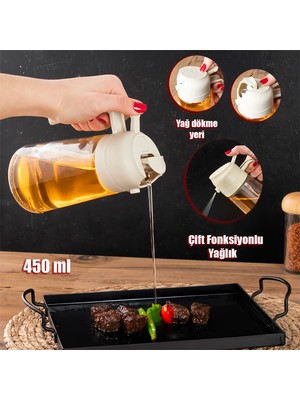 Porsima Çok Amaçlı Cam Sprey Şişe -Yağdanlık Limon Sirke Sos Püskürtücü, Sızdırmaz Yağdanlık Krem