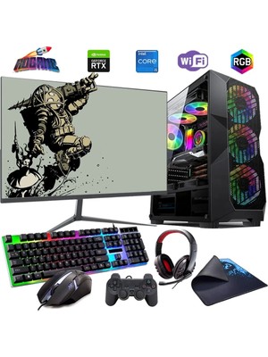 I5 12400F 32GB Ddr4 1tb M2 6gb RTX3050 24" Mon. Oyun Bilgisayarı (Gaming Set)