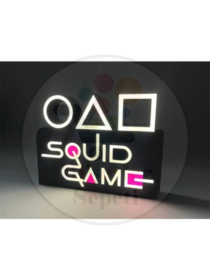 Squid Game Logo LED Lightbox