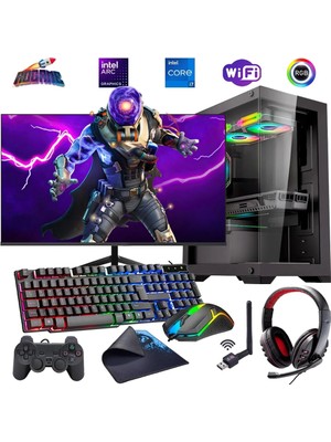 I7 14700F 16GB Ddr4 480SSD 12GB Arc B580 27" 165Hz Mon. Oyun Bilgisayarı (Gaming Set)