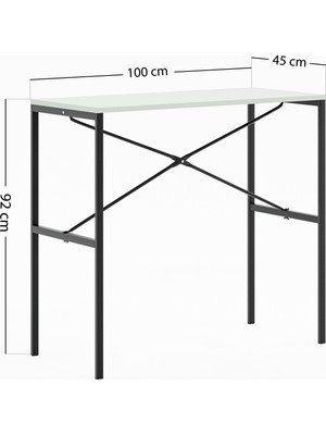 Eportatif Bar Masası Bistro Masa Mutfak Yemek Masası Gzl Beyaz 1568