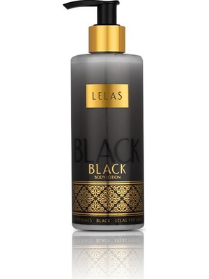 Lelas Black Vücut Losyonu 250 ML –  Unisex Oryantal Vücut Kremi – 1187