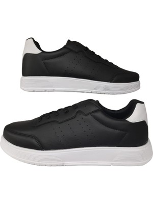 DARKSTEP Siyah Bağcıklı Erkek Günlük Şık Spor Ayakkabı