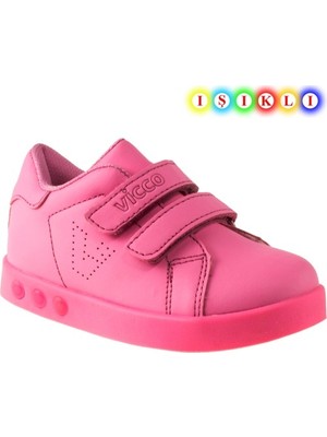 Vicco Oyo Işıklı Kız Bebe Pembe Sneaker