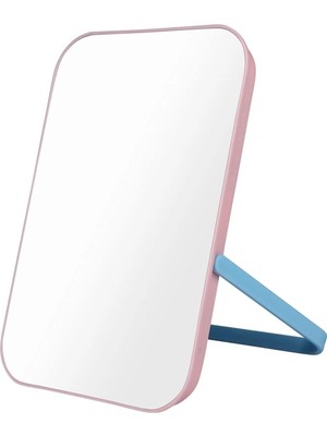 Miniso Dikdörtgen Katlanır Ayaklı Masa Üstü Ayna - Pembe