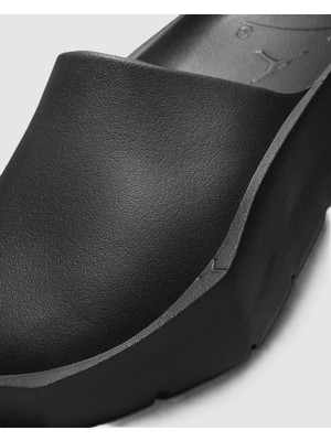 Nike Jordan Hex Mule Unisex Spor Terlik Siyah Silikon/Plastik Malzemeli İkonik Tasarım