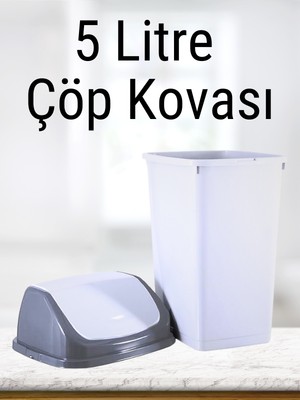 Violet Favori Çöp Kovası 5 Lt