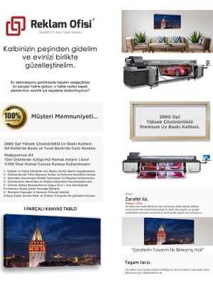 Galata Kulesi Istanbul, Galata Tower Modern Premium Kanvas Tablo