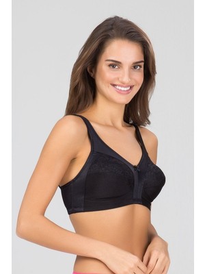 Kom Siyah Toparlayıcı Barbara Sütyen Dikişsiz Rahatlık ve Yüksek Kaliteli Kumaş ile Telsiz Kap