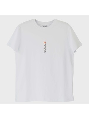 Nuugg Dikey Logolu Nakışlı T-Shirt
