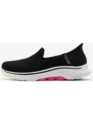 Skechers Skechers Slip-Ins: Go Walk 7 - Daley Kadın Siyah Yürüyüş Ayakkabısı 125228 Bkhp